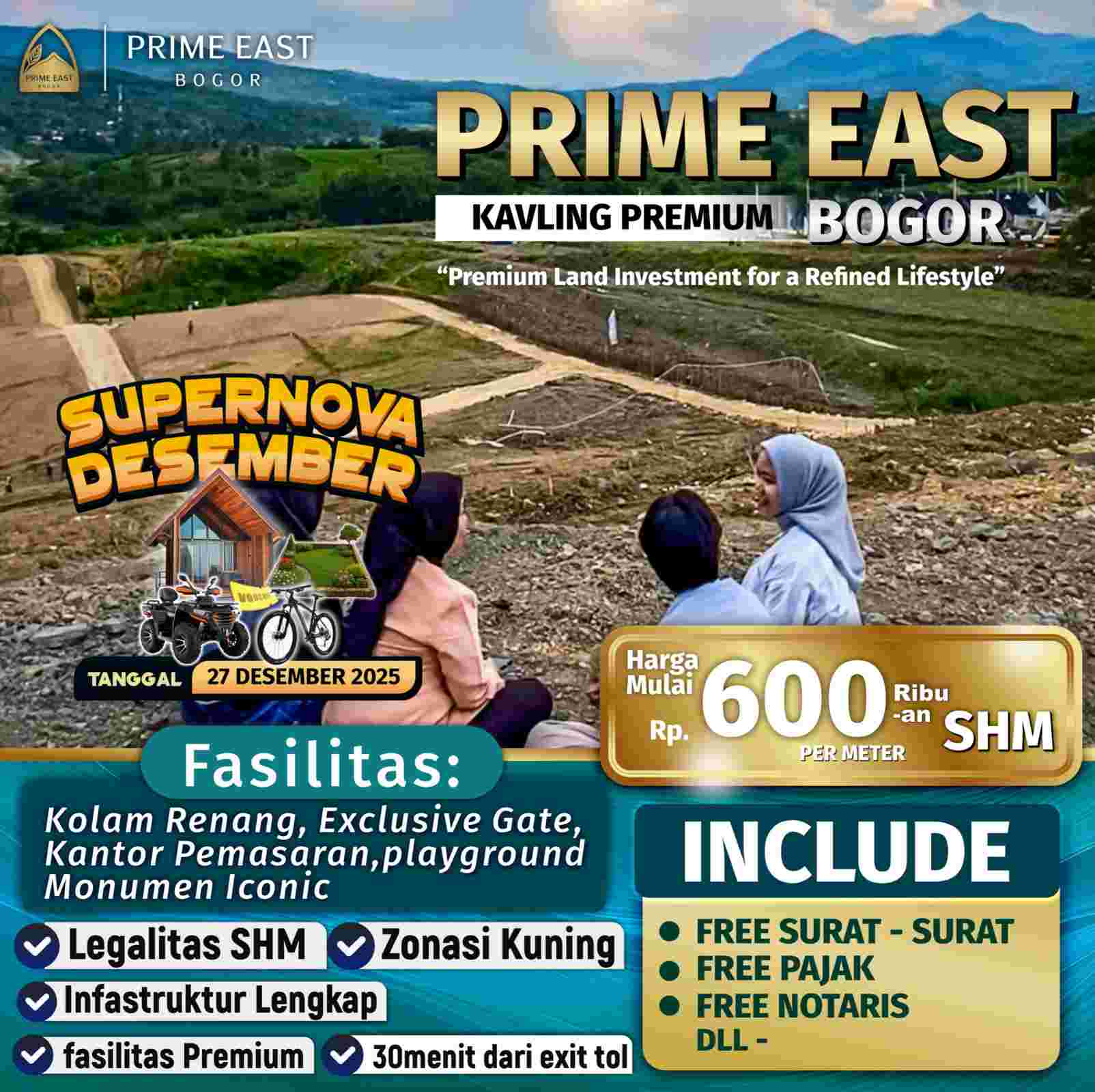 Nuansa alam asri di Prime East Bogor