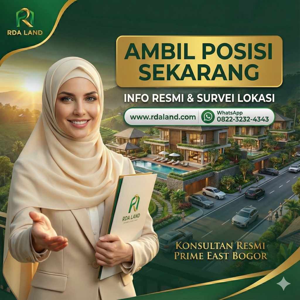 Lingkungan asri Prime East Bogor