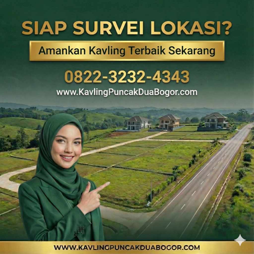 Survei lokasi tanah murah SHM Puncak 2